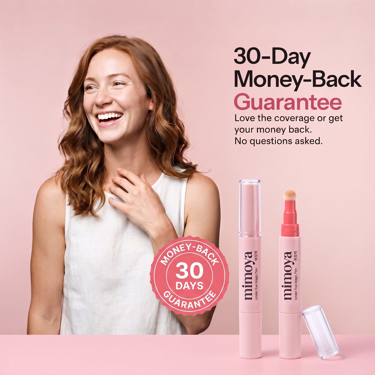 MIMOYA Under Eye Magic Pen 30-day money-back guarantee